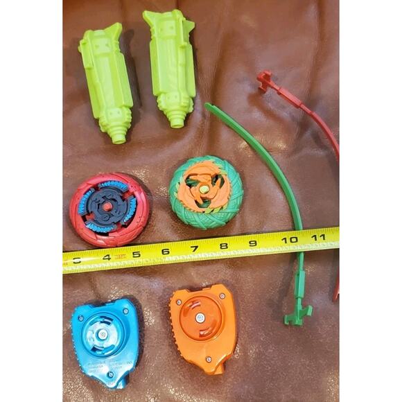 2011 Hasbro Tomy Beyblades Red Blue Green Orange Spinning Toys Collectibles - Picture 16 of 16